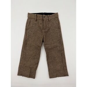 Janie and Jack Boys Wool Blend Harringbone Trousers
